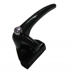 Vent wing lock, black, left