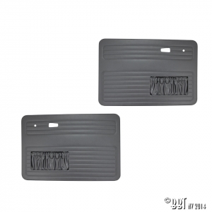 Door panels, front, Beetle convertible, 2 pieces