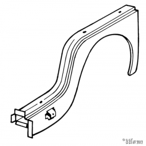 Wheel arch front left