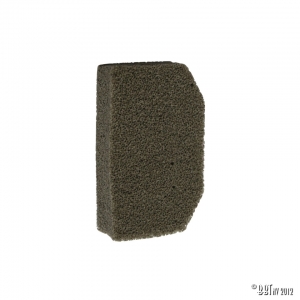 Foam cover central sliding door hinge