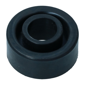 Rubber between front axle and body lower