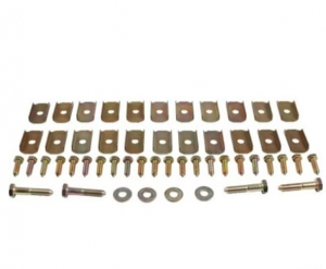 Screw kit with washers for complete floor pan