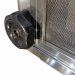 Westfalia louvre window complete, knob left