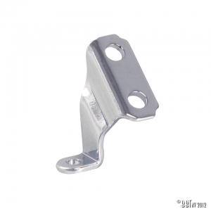 Vent wing upper mount bracket, right/chrome