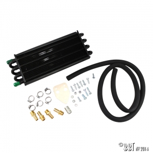 Oil cooler kit with 8 tubes 13 x 31 x 9 cm