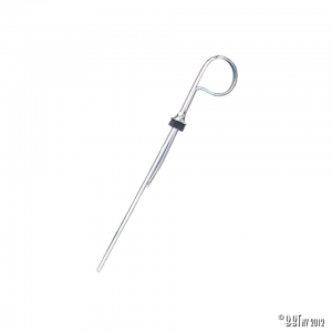 Oil level dipstick standard, chrome