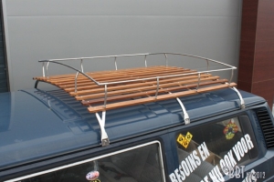 Roof rack 2 bows, Stainless steel