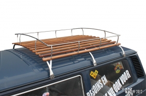 Roof rack 3 bows, Stainless steel