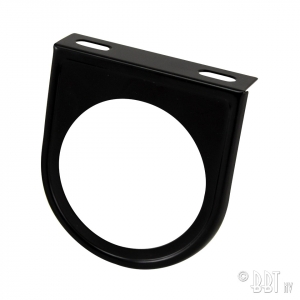 Gauge mount bracket 1 hole (52mm), black