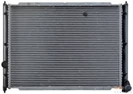 Radiator, for vehicles without air conditioning,