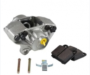 Brake caliper L/R, including brake pads and clips